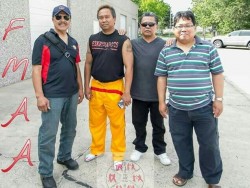 Grandmasters Max Pallen, Nilo Baron, Michael Giron and Remy Presas Jr (left to right)