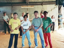 SGM Diony Canete (far left) and GM Nilo Baron (far right)